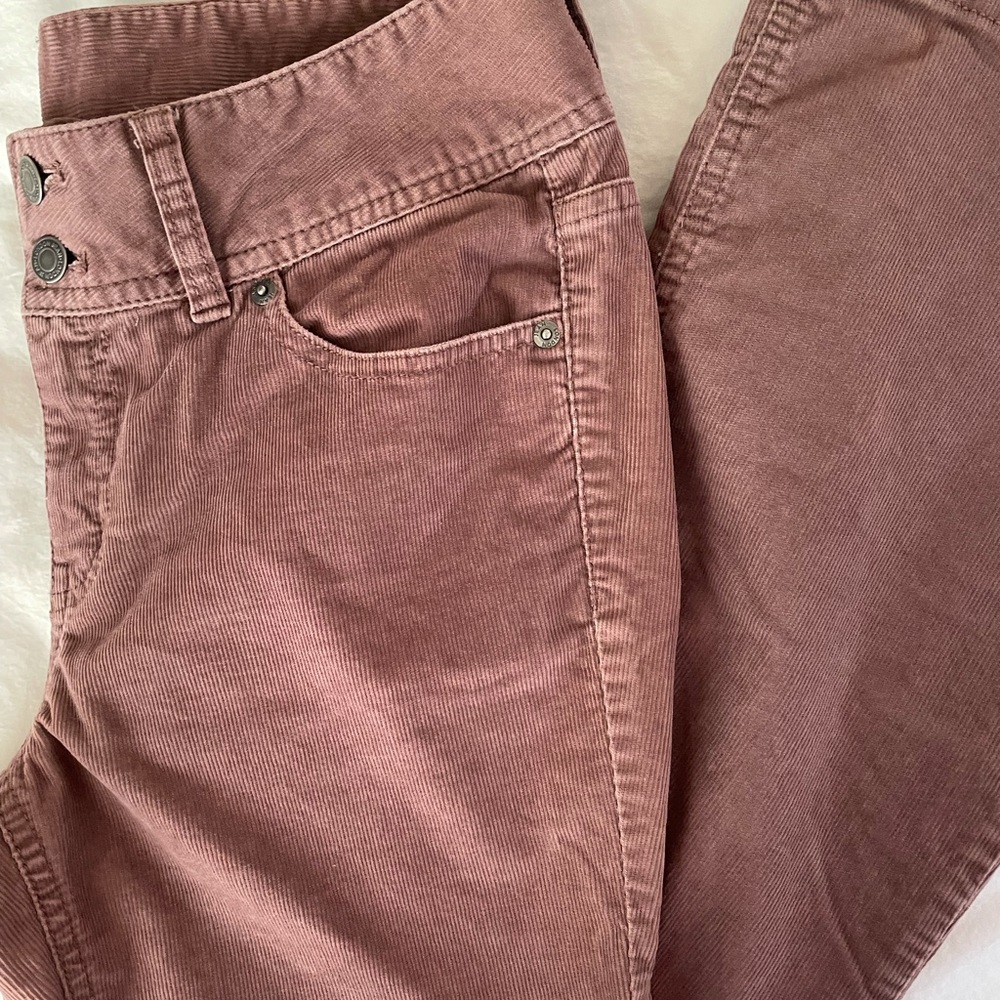 Victoria Secret London Jean Dusty Mauve Corduroys, 8S